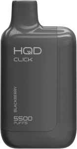 Электронная сигарета HQD CLICK – Устройство + картридж Ежевика 5500 затяжек