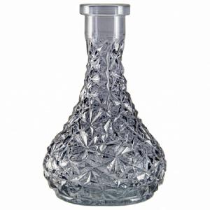 Колба для кальяна Vessel Glass Капля кристалл серый дым