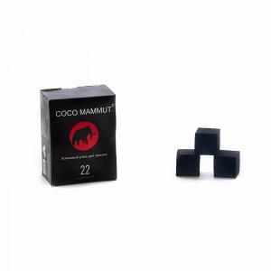 Уголь для кальяна COCO MAMMUT – кокосовый 24 шт (22 мм)