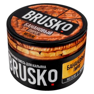 Смесь для кальяна BRUSKO MEDIUM – Банановый пирог 50 гр.