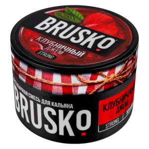 Смесь для кальяна BRUSKO STRONG – Клубничный джем 50 гр.