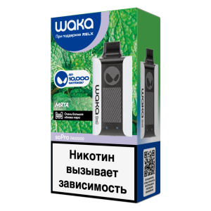 Электронная сигарета WAKA – Мята 10000 затяжек