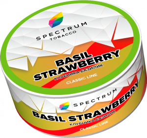 Табак для кальяна Spectrum – Basil strawberry 25 гр.