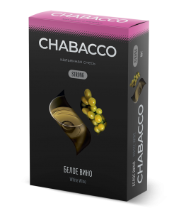 Табак для кальяна Chabacco STRONG – White wine 50 гр.
