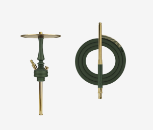 Кальян Hoob Mars mini British Racing Green x Gold