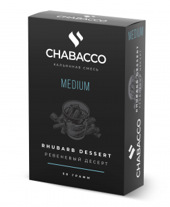 Табак для кальяна Chabacco MEDIUM – Rhubarb dessert 50 гр.