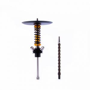 Кальян MAMAY CUSTOMS Coilover Micro золото-бронза (без колбы) (гр. Листья)