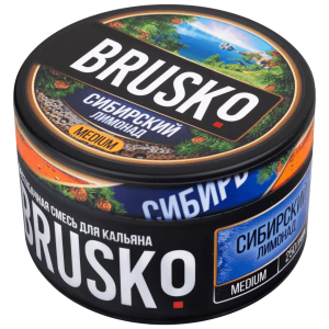 Смесь для кальяна BRUSKO MEDIUM – Сибирский лимонад 250 гр.