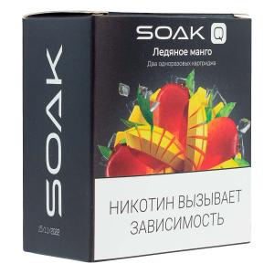 Картридж SOAK Q – Ледяное манго 1500 затяжек 2шт