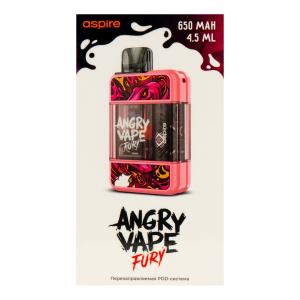 Электронная система BRUSKO Angry Vape – Fury 650 mAh розовый