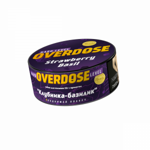 Табак для кальяна Overdose – Strawberry Basil 25 гр.