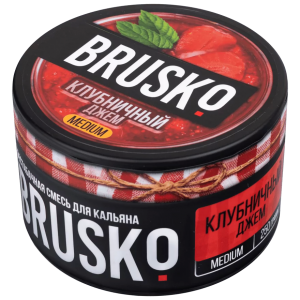 Смесь для кальяна BRUSKO MEDIUM – Клубничный джем 250 гр.