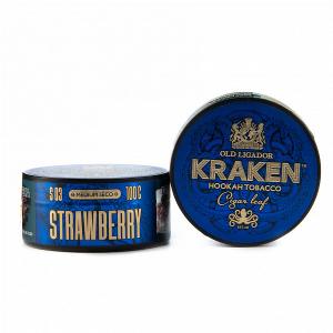 Табак для кальяна Kraken Medium Seco – Strawberry 100 гр.