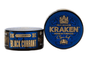 Табак для кальяна Kraken Medium Seco – Blackcurrant 30 гр.