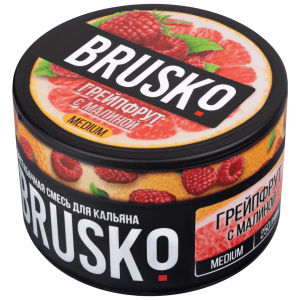 Смесь для кальяна BRUSKO MEDIUM – Грейпфрут с малиной 250 гр.