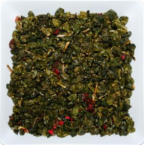 Зеленый чай листовой вишневая фантазия, Германия, 100 гр.