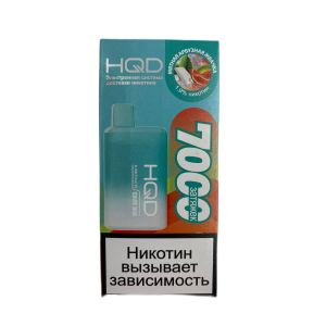 Электронная сигарета HQD Cuvie BAR – Мятная арбузная жвачка 7000 затяжек