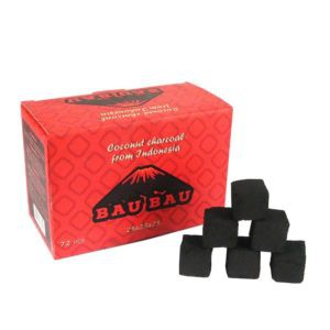 Уголь для кальяна Bau Bau – кокосовый 72 шт (25 мм)