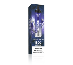 Электронная сигарета INFLAVE CRYSTAL – Энергетик 1800 затяжек