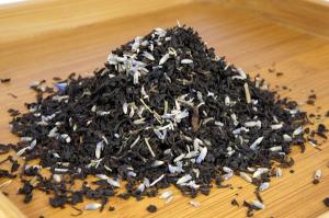 Черный чай листовой с лавандой, Германия, 100 гр.