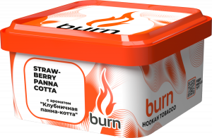 Табак для кальяна Burn – Strawberry panna-cotta 200гр
