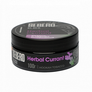 Табак для кальяна Sebero Black – Herbal currant 100 гр.