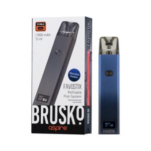 Электронная система BRUSKO FAVOSTIX черно-голубой градиент
