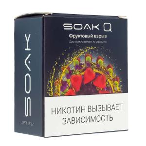 Картридж SOAK Q – Фруктовый взрыв 1500 затяжек 2шт