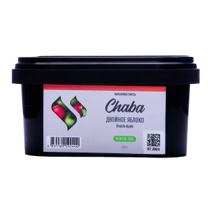 Смесь для кальяна Chaba – Двойное Яблоко Nicotine Free 200 гр.