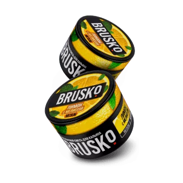 Смесь для кальяна BRUSKO MEDIUM – Лимон с мелиссой 50 гр.