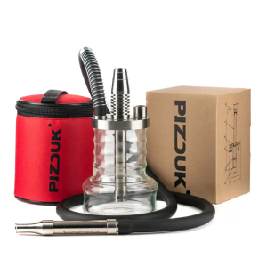 Кальян Pizduk Hookah Pro (red-bag) прозрачная колба