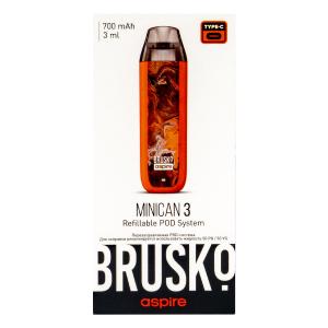 Электронная система BRUSKO Minican 3 – оранжевый флюид