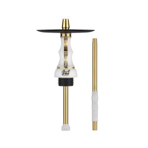 Кальян Alpha Hookah Beat Set White-Gold (тонированная колба)
