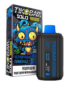 Электронная сигарета TIKOBAR SOLO – Черничный Лимонад 9000 затяжек