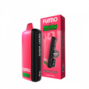 Электронная сигарета FUMMO INDIC SLURM – Кислые вишневые червячки 10 000 затяжек