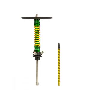Кальян MAMAY CUSTOMS Coilover Micro салатовый сплеш-золотой (без колбы)