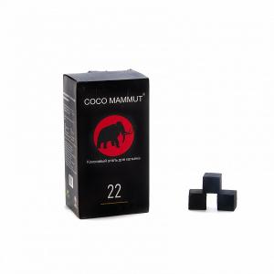 Уголь для кальяна COCO MAMMUT – кокосовый 96 шт (22 мм)