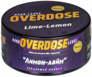 Табак для кальяна Overdose – Lime-Lemon 100 гр.