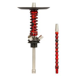 Кальян MAMAY CUSTOMS Coilover Micro красный сплеш (без колбы)