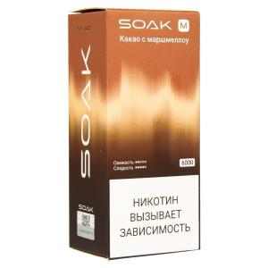 Электронная сигарета SOAK M – Какао с зефиром 6000 затяжек