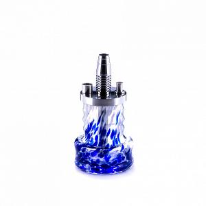 Кальян Pizduk Hookah (blue-bag) бело-синяя колба