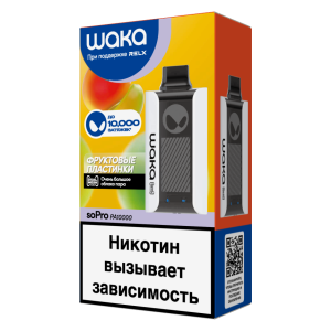 Электронная сигарета WAKA – Фруктовые Пластинки 10000 затяжек