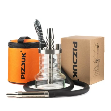 Кальян Pizduk Hookah (orange-bag) прозрачная колба