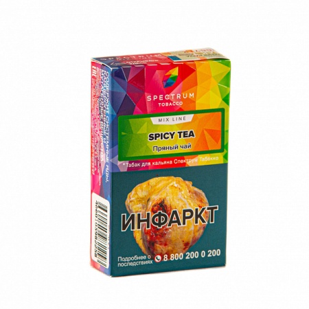 Табак для кальяна Spectrum Mix Line – Spicy tea 40 гр.