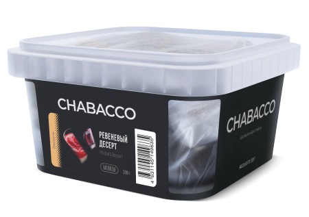 Табак для кальяна Chabacco MEDIUM – Rhubarb dessert 200 гр.