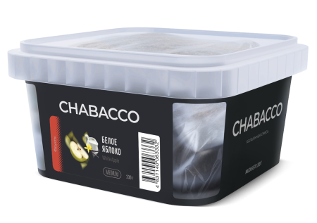 Табак для кальяна Chabacco MEDIUM – White apple 200 гр.