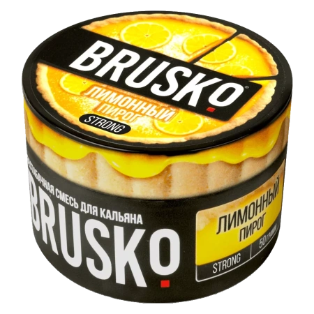 Смесь для кальяна BRUSKO STRONG – Лимонный пирог 50 гр.