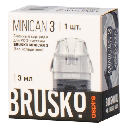 Картридж к электронной системе BRUSKO Minican 3 – белый