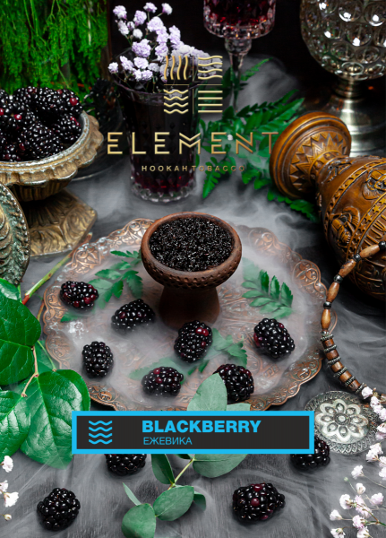 Табак для кальяна Element Вода – Blackberry 100 гр.