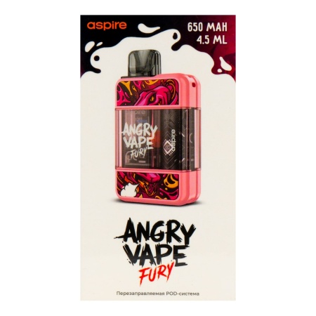 Электронная система BRUSKO Angry Vape – Fury 650 mAh розовый